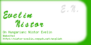 evelin nistor business card